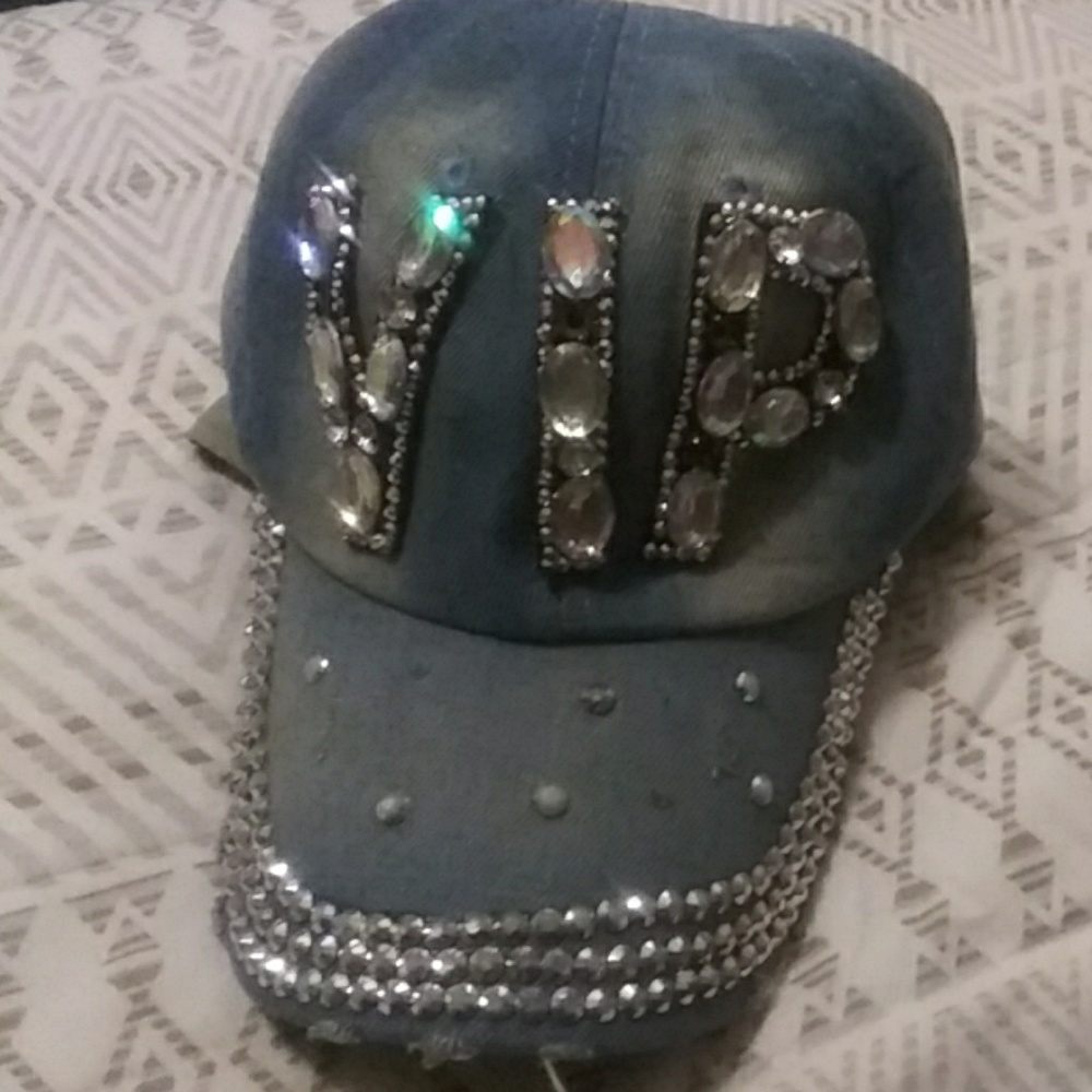 VIP Denim Bling Hat